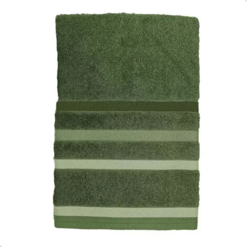 Jogo De Toalhas 5 Casa Teka Lumière Banheiro Premium Cor Verde