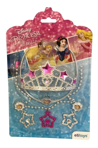 Kit De Beleza Das Princesas Da Disney Infantil 4 Pecas