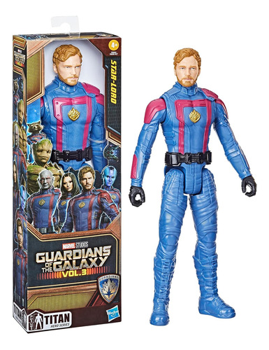 Figura  29cm Titan Hero - Guardioes Da Galaxia - Star Lord 