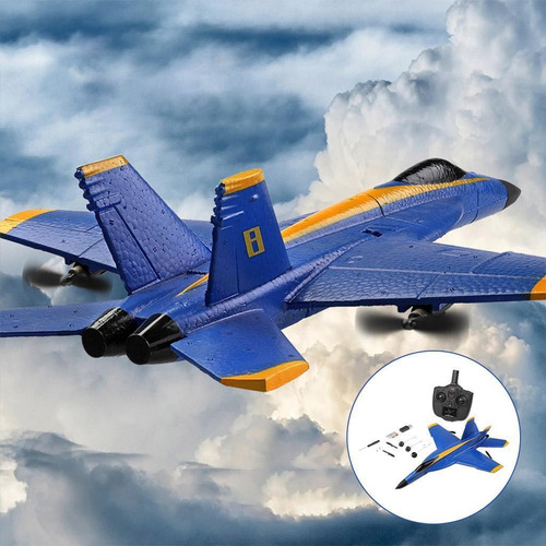 F-18 remoto RC avión 2,4 GHz 3,5 canal RTF avión vuelo listo 