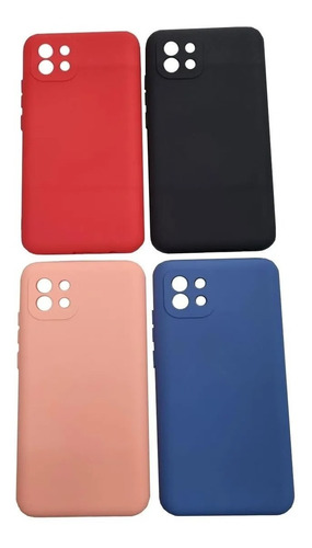 Funda Silicone Case Con Felpa + Vidrio Full Para Samsung A03