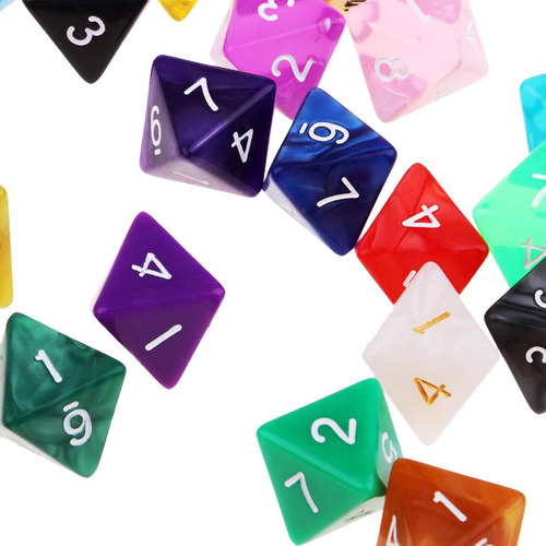 25 Unidades/pacote De Dados Digitais Acrílicos 16mm Para De