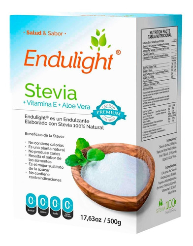 Stevia Endulight® Premium 500gr - g a $48