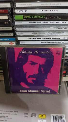 Joan Manuel Serrat - Poema De Amor - Cd Hecho En Colombia