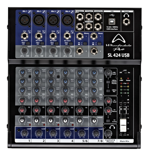 Mixer Wharfedale Sl 424 Usb