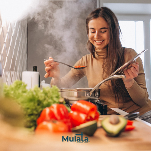 Kit De Cocina Bajo Mesada Tres Cajones Aereo Tres Puertas