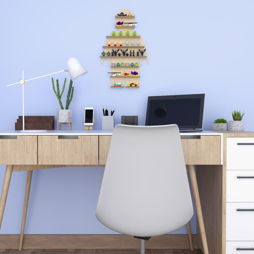Repisa Organizadora Estanteria Para Juguetes - Mdf 6 Mm
