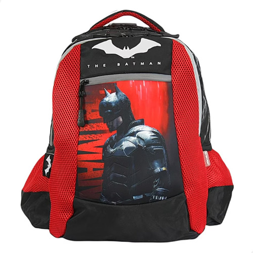 Mochila Escolar Para Niño Urbania The Batman Rojo 6806 22and