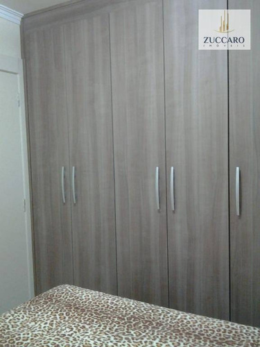 Apartamento Mobiliado Com 2 Dormitórios À Venda, 46 M² Por R$ 250.000 - Ponte Grande - Guarulhos/sp - Ap13183