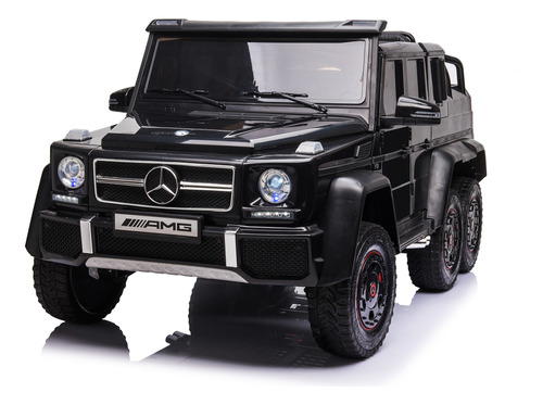 Camioneta Bateria 12v Mercedes Benz G63 6x6 Cuero Goma