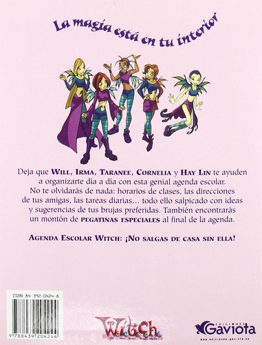 Bruja: diario escolar, de Walt Disney Company. Editorial Gaviota, tapa blanda en portugués, 2003
