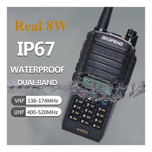 Baofeng Uv9r Plus Tri 8w Walkie Talkie Âââactual...