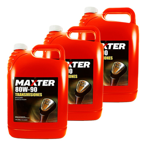 Aceite 80w-90 Maxter X 3 Galones. Gratis Ticket De Aceite.