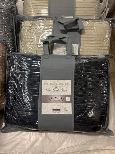 Frazada Cubrecama Manta Abrigo Luxury Home Queen Negro