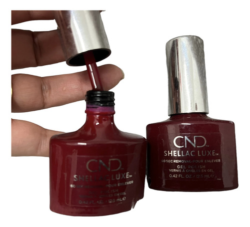 Kit Com 3 Esmaltes Cnd Shellac-original 12 Ml Original-nf