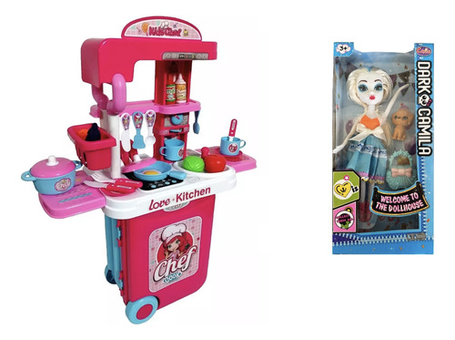 Cocina Cocinita Juguete Luz Sonido Creatividad + Regalo