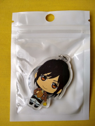 Imagen 2 de 2 de Llaveros Acrílicos Attack On Titan Modelo Sasha