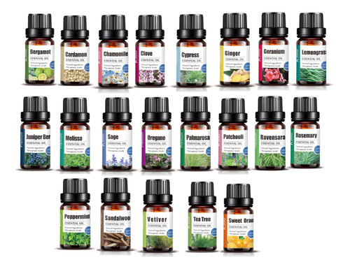 Imagen 1 de 10 de Aceite Esencial 100% Puros Aromaterapia 1 Unidad