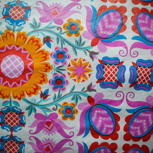 Mantel Con Felpa Blanca - 1.40 Ancho - 30mts Largo Rosa Chicle Bohemia