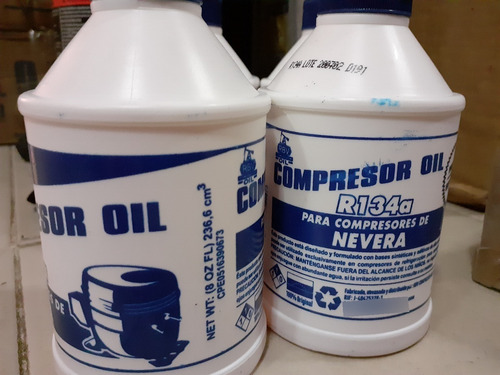 Imagen 2 de 2 de Aceite Lubricante Compresor 134a Neveras Congeladores Cavas