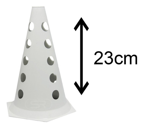 10 Cones C/ 5 Barreiras Desmontáveis + 10 Pratos + Escada Funcional Ajustável + 8 Argolas Agilidade Com Bolsa