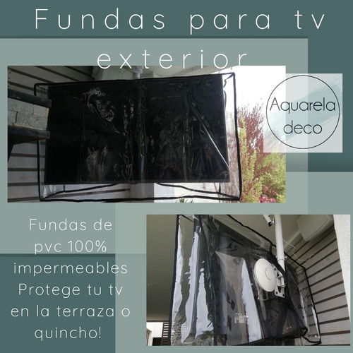 Funda Televisor Tv Protectora Impermeable Desde 50  A 60   