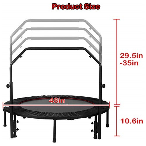 Mini Trampolines Plegable De Ejercicio Recreativo