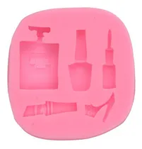 Comprar Molde Silicona Maquillaje Perfume Zapato Fondant Porcelana 