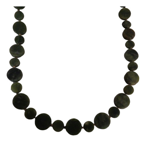 Collar Piedras Semipreciosas Jade Y Plata Importado Mexico