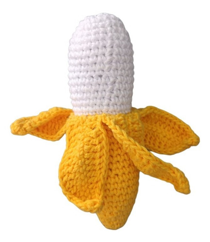 Juguete Squishy Hecho A Mano De Plátano | Plátano A Crochet 