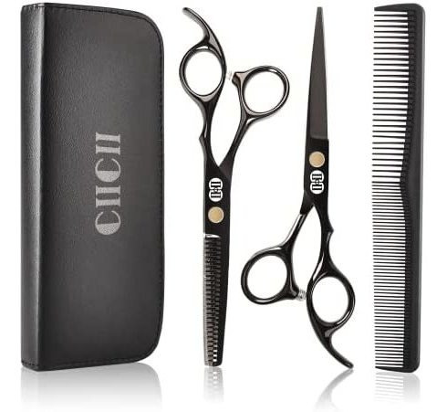Hair Cutting Scissors Shears Kit, Ciicii Professional Hairdr