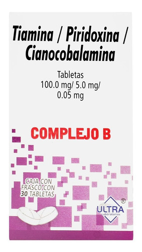 Complejo B 30 Tabletas