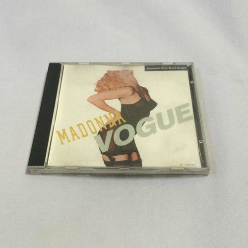 Madonna Vogue Cd Maxi Single Usa 1990 1a Edicion Rare