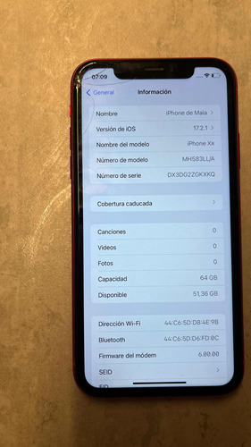 Celular iPhone XR Usado