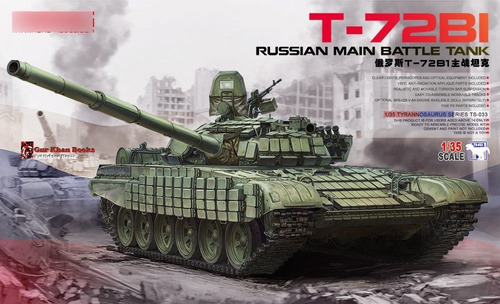 Meng Ts-033 T-72b1 Kit Modelo Tanque Batalla Principal Ruso