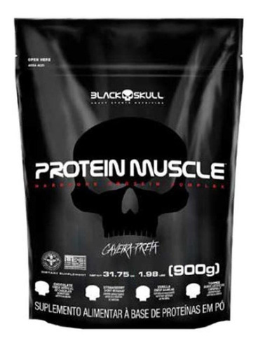 Protein Muscle Blend 900g - Black Skull - Whey Protein Blend