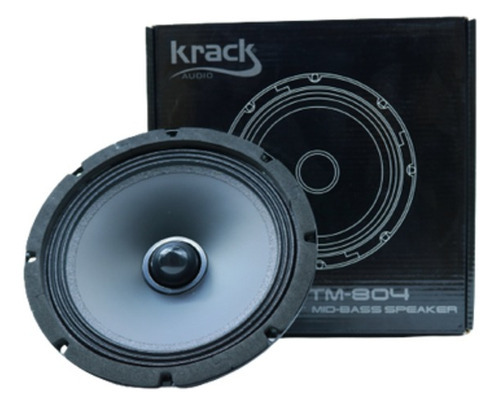 Par 2 Medios 8 Tipo Open Show Krack 300 Watts Potentes Color Negro