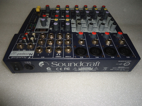 Mesa De Som Soudcraft Notepad 124fx . Favor Ler O Anúncio ! (Usado)