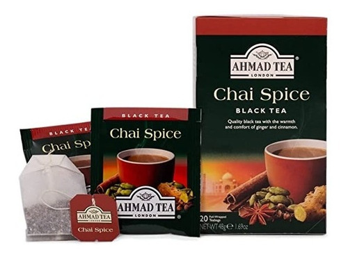 Ahmad Tea - Chai Tea - Pack Caja 20 Sachets X 12