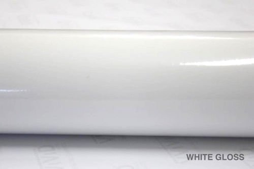 Blanco Brillo Rollo De Envoltura De Vinilo Con La Tecno...