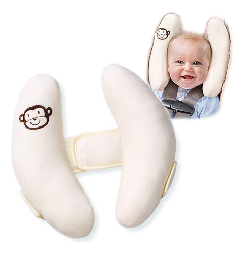 Almohada De Viaje Ajustable Para Nios Pequeos, Soporte De Ca