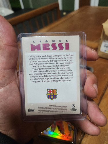 Carta Lionel Messi Topps Deco La Pulga Lionel Messi