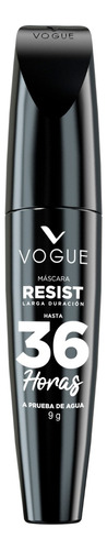 Máscara De Pestañas Resist 36 Hrs Vogue Color Negro