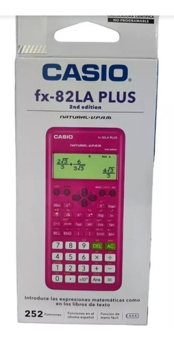 Calculadora Científica Casio Fx-82la Plus 252 Funciones