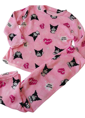 Pijama Invierno Polar Plush Peluche Niño Niña Personajes