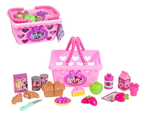 Juego De Cesta De La Compra Bowtastic De Minnie Bow-tique