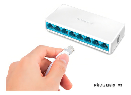 Switch Mercusys Ms108 Serie Desktop 8 Puertos