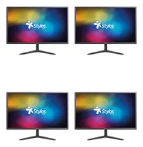 Comprar Paquete De 4 Monitores Stylos De 18.5  Led Hd 60hz 5ms Hdmi