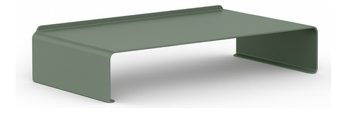 Soporte Eleva Monitor Cpu Escritorio Oficina Teclado Colores Verde Musgo