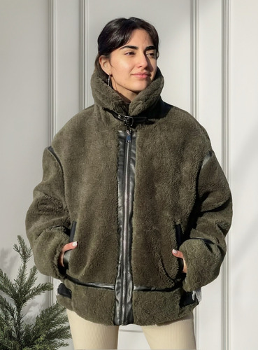 Campera Yd Mujer Piel Sintética Ultra Liviana